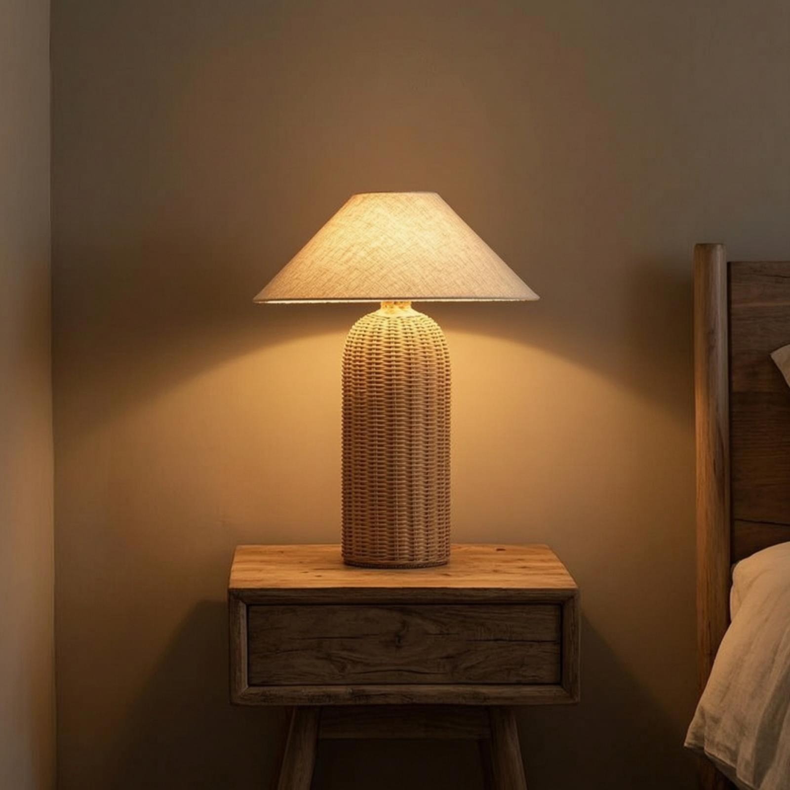 Decor Lighting & Decor Fires Photos - Lampe de chevet avec base en