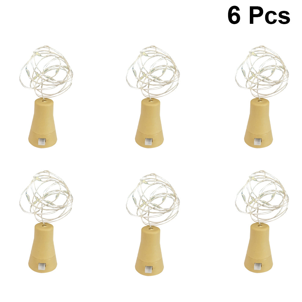 Decor Lighting Cork - 6 pièces de guirlandes lumineuses en