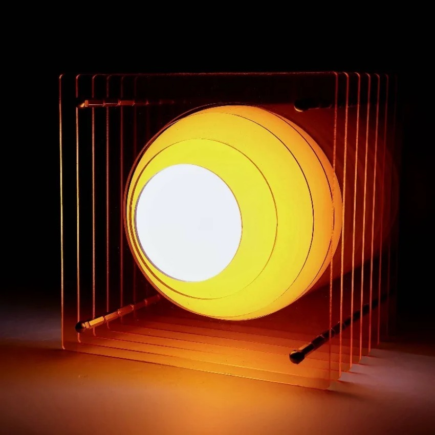 Lighting Decor For Diwali - Lampe lunaire en acrylique à mille