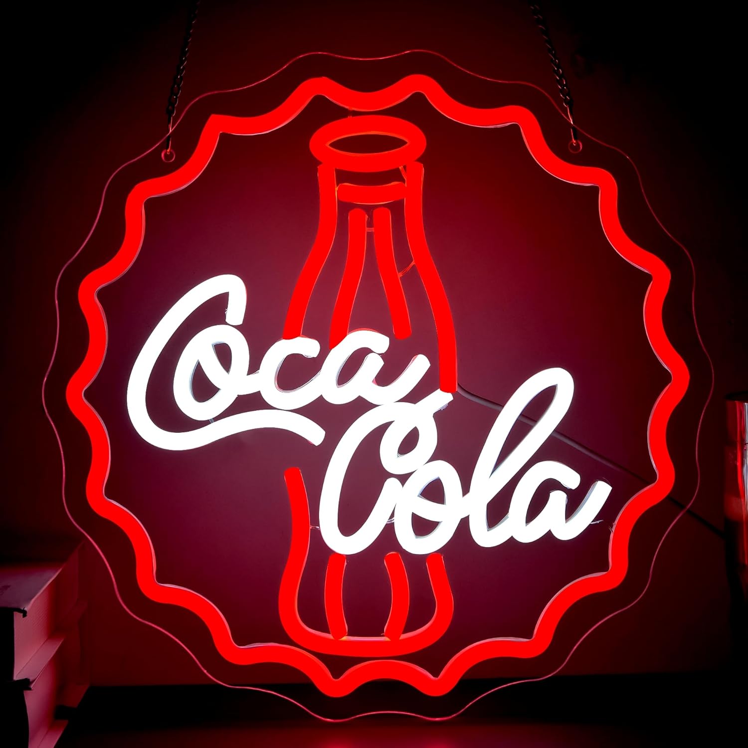 Led Lighting Wall Decor - Lumière murale néon Cola, éclairage LED