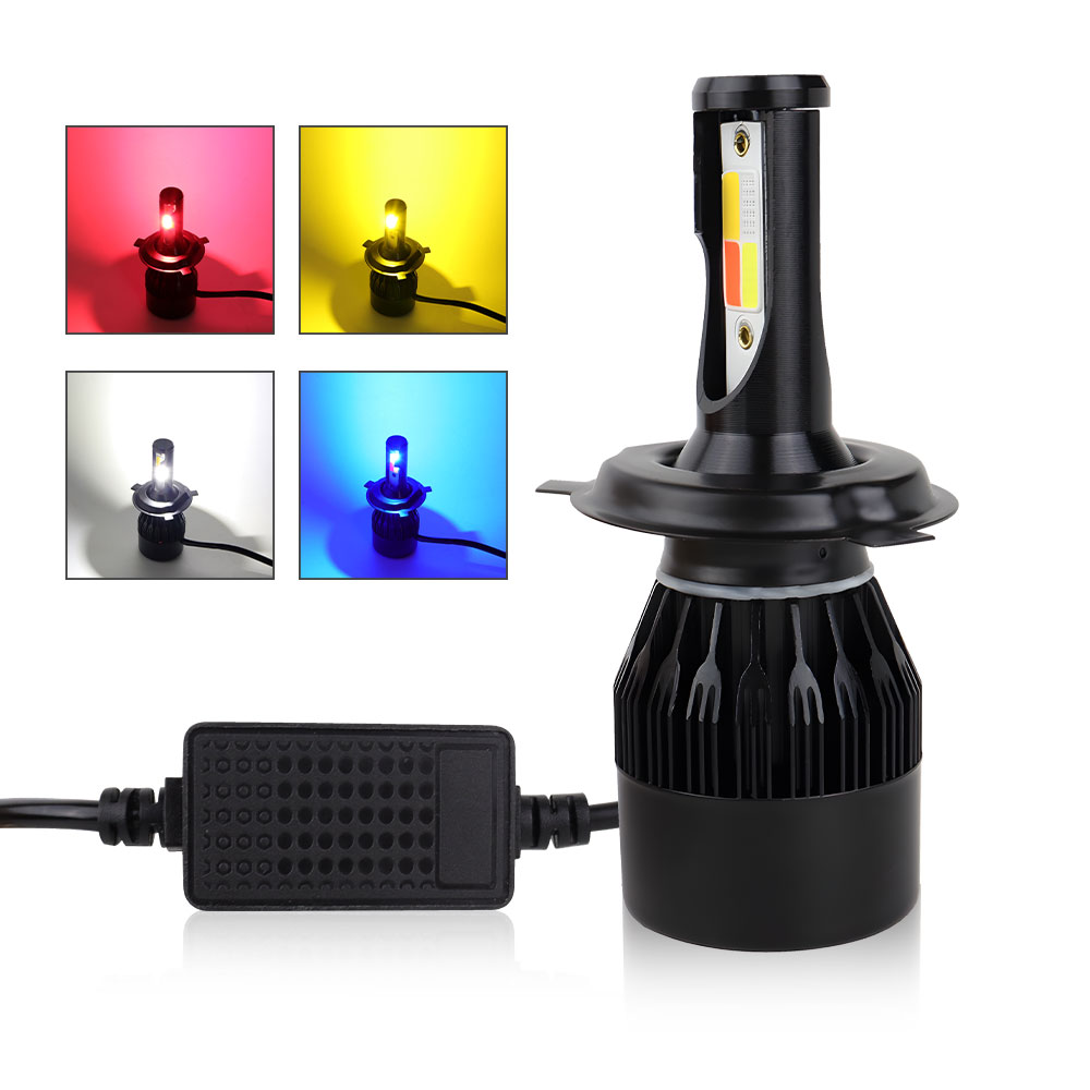 Colour Changing Bulb - Flash Automobiles lampe 4 couleurs phare