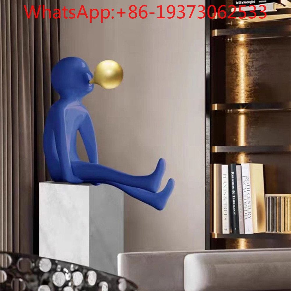 Lighting Decorative - Sculpture d'entrée soufflant des bulles, style