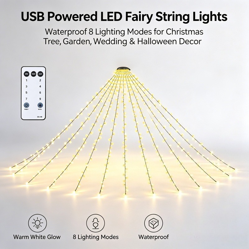Lighting Decoration Wedding - Guirlandes lumineuses LED USB, lumières de