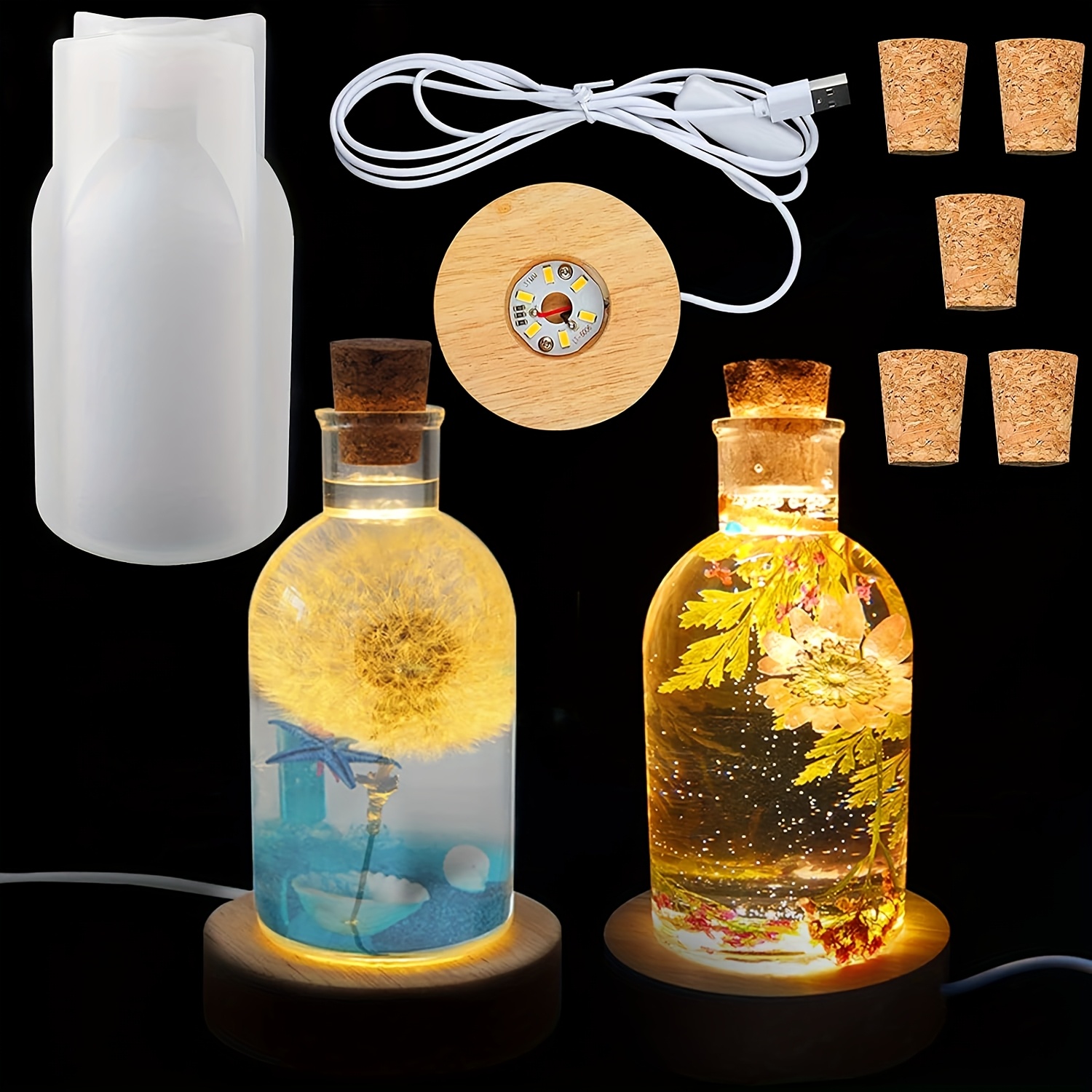 Decor Lighting Cork - Kit de moules en résine pour