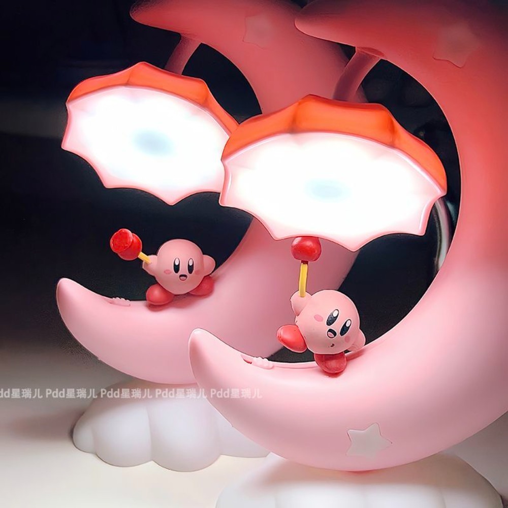 Led Moon Lamp - Veilleuse Lunaire Kirby Mignonne, Lampe de