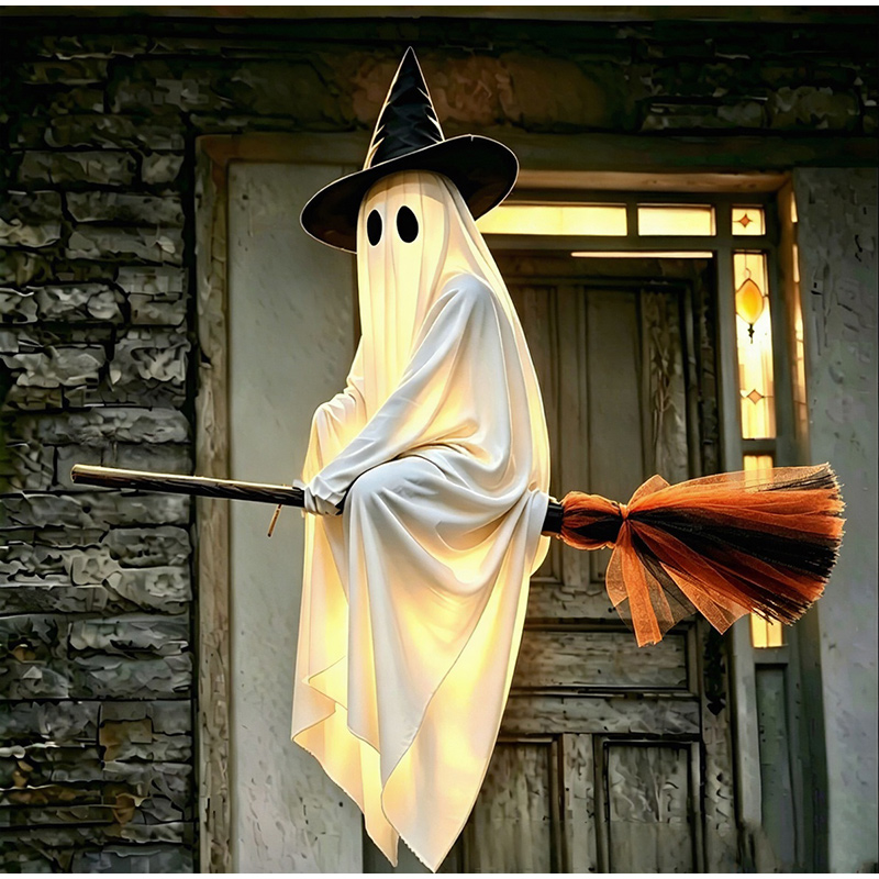 Lighting Decor For House - Balais volants d'Halloween et décorations fantômes