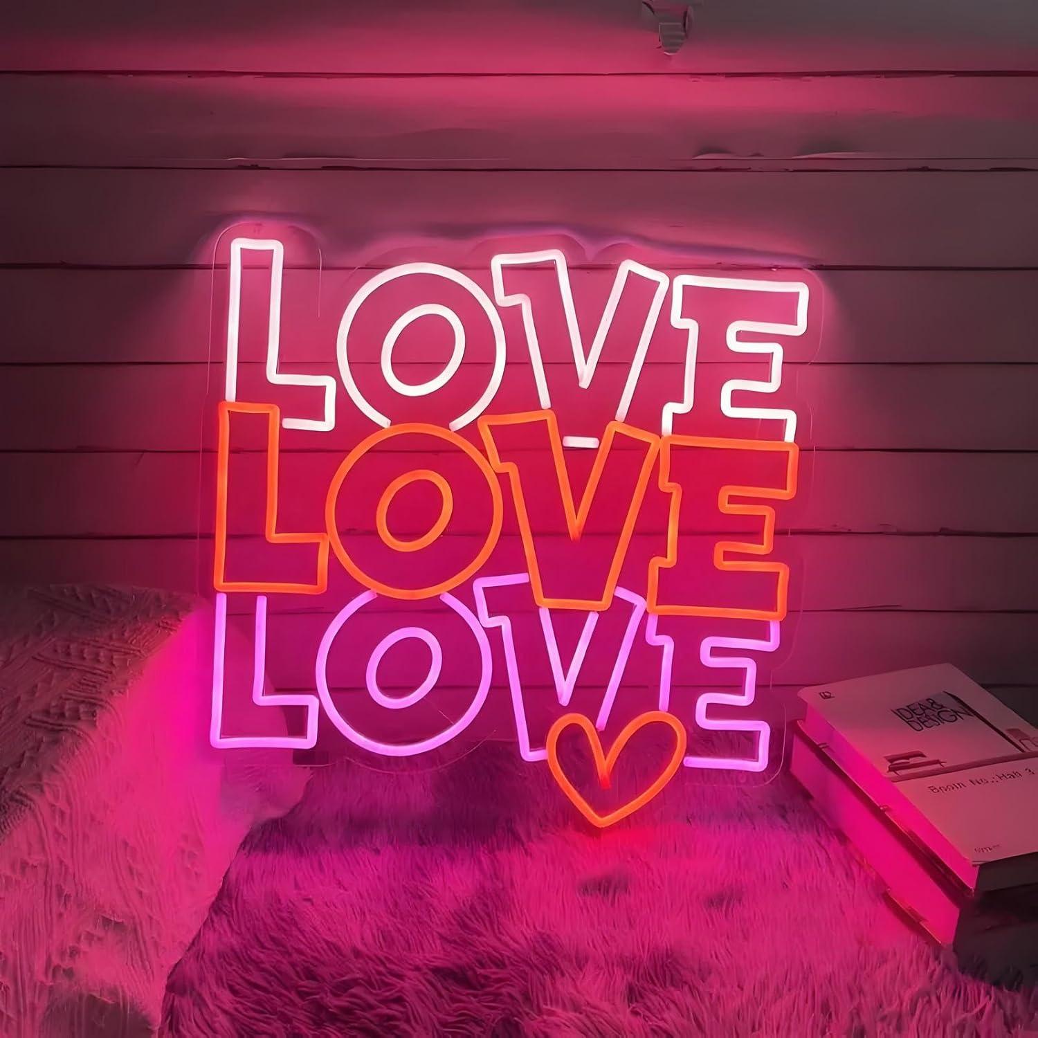 Lighting Decoration Wedding - Enseigne néon « Love » à
