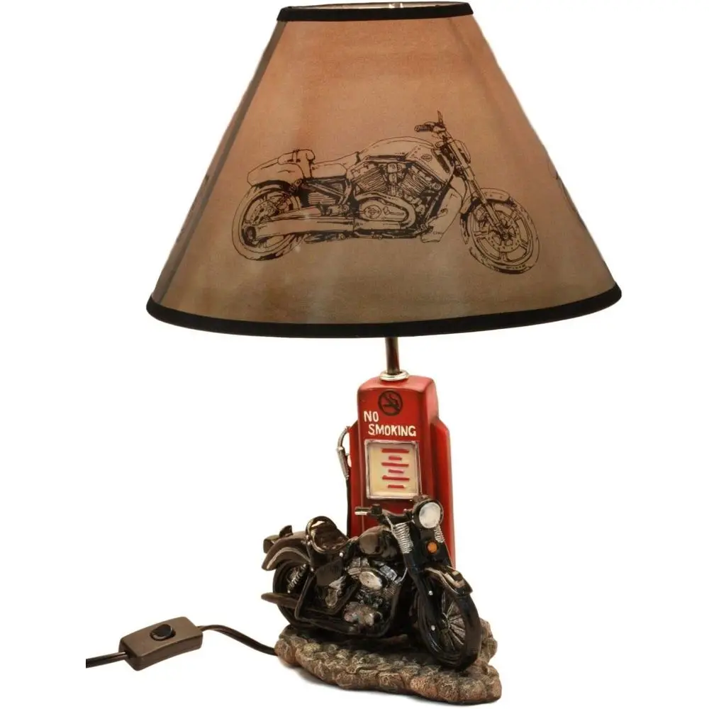 Lighting Decorative - Lampe de bureau vintage rétro noire