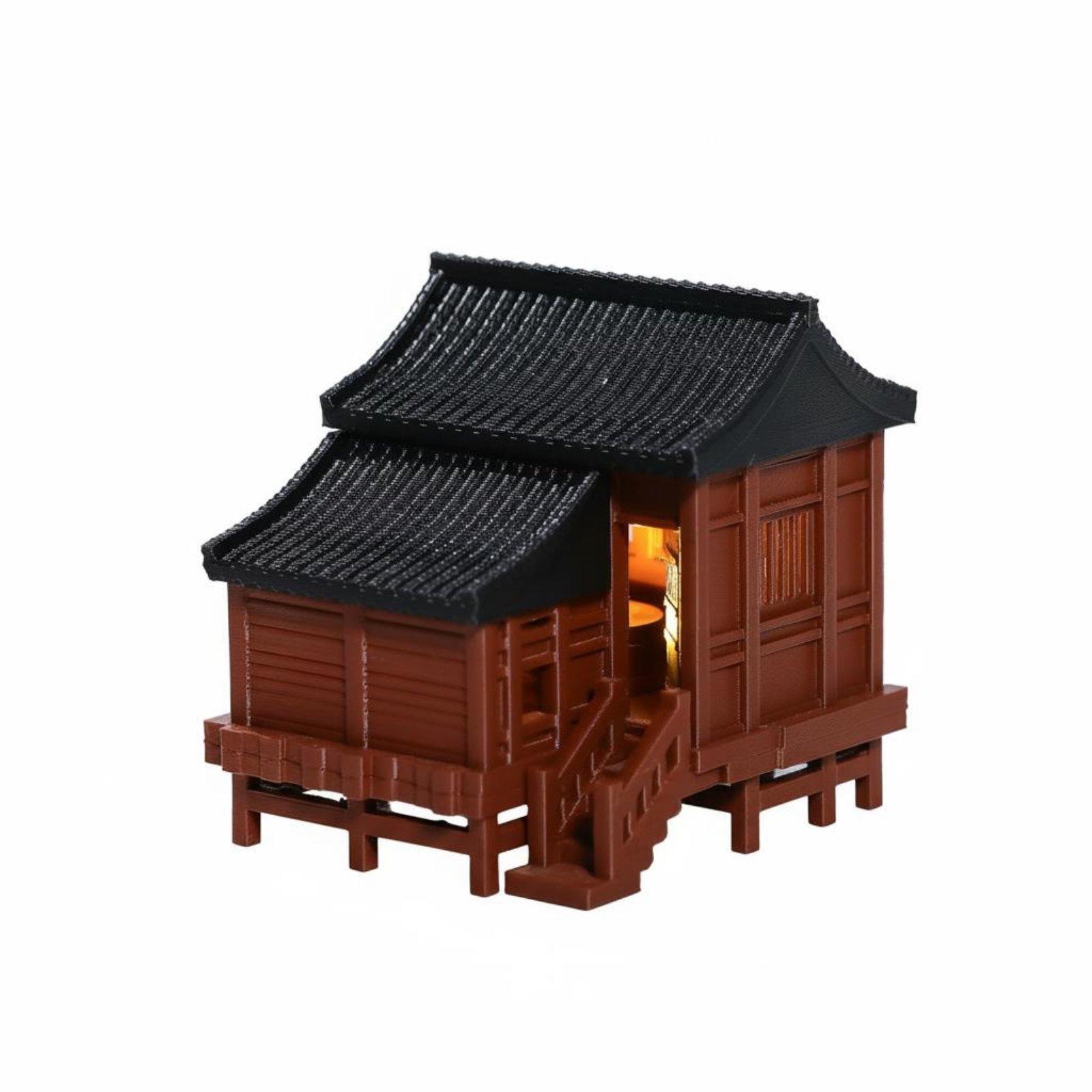 Lighting Decor For House - Maison miniature de paysage ancien avec
