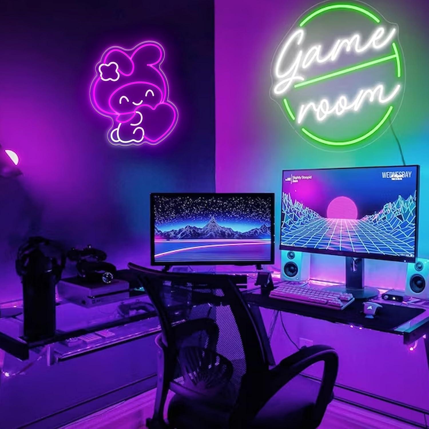 Enseigne néon Anime japonaise, - Led Lighting Wall Decor avis et prix