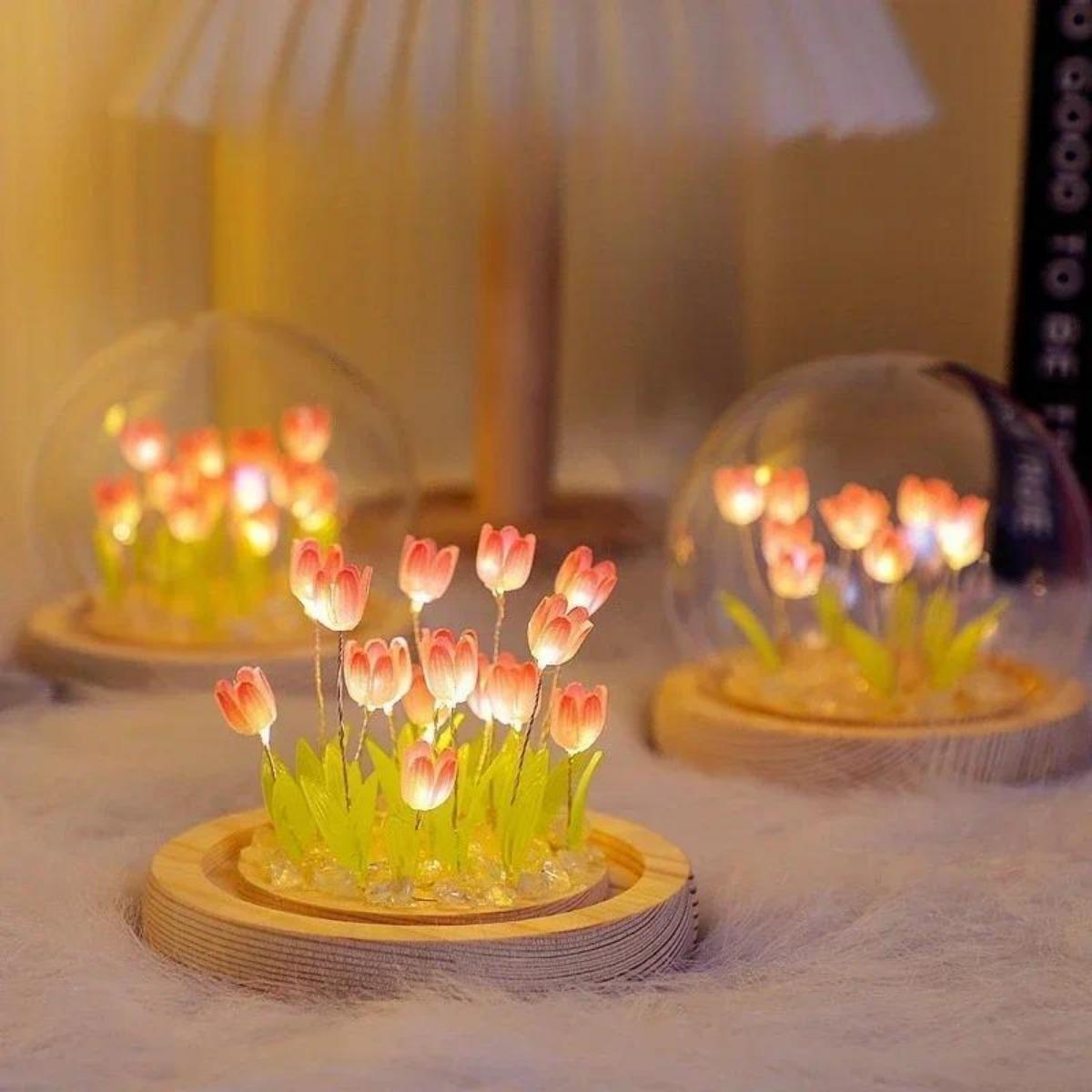 Veilleuse tulipe faite à la ma - Bedroom Lighting Decor Ideas avis et prix