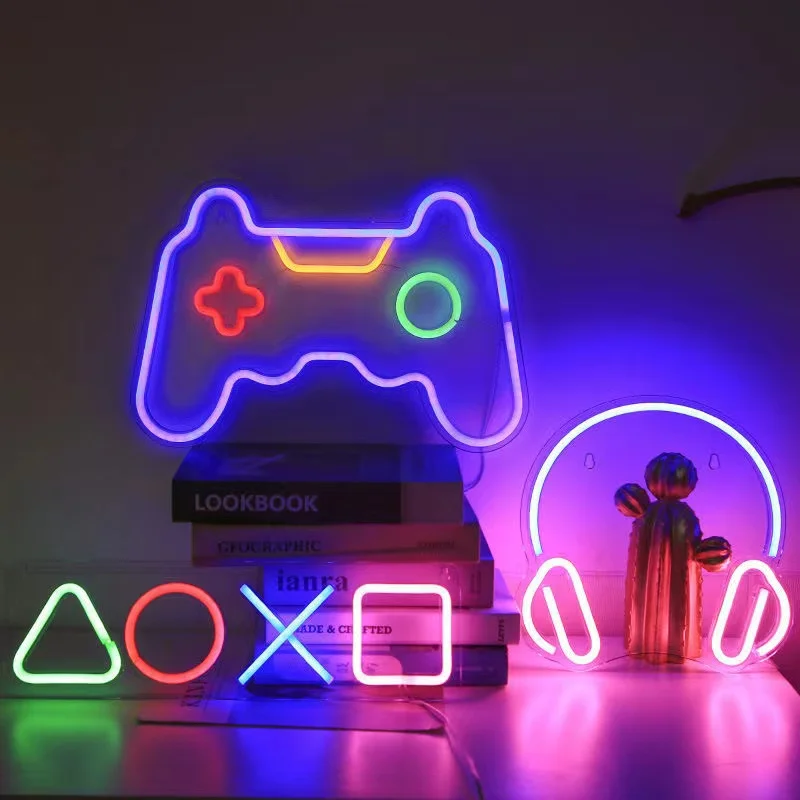 Jeu Neon Night Light Signs for - Bedroom Lighting Decor Ideas avis et prix