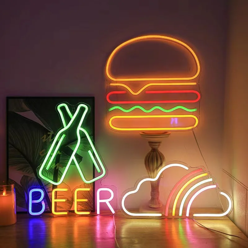 Jeu Neon Night Light Signs for - Bedroom Lighting Decor Ideas avis et prix