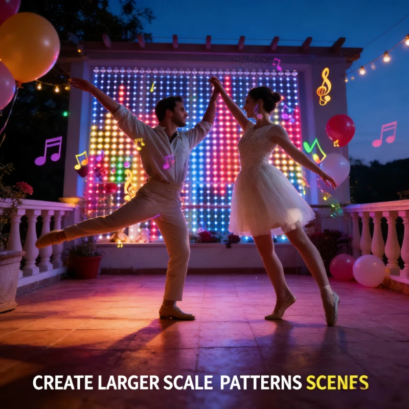 Rideaux lumineux intelligents  - Lighting Decoration Wedding avis et prix