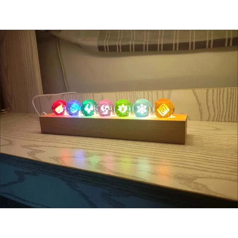 Lampe de nuit Genshin Impact e - Elements Lighting Decor avis et prix