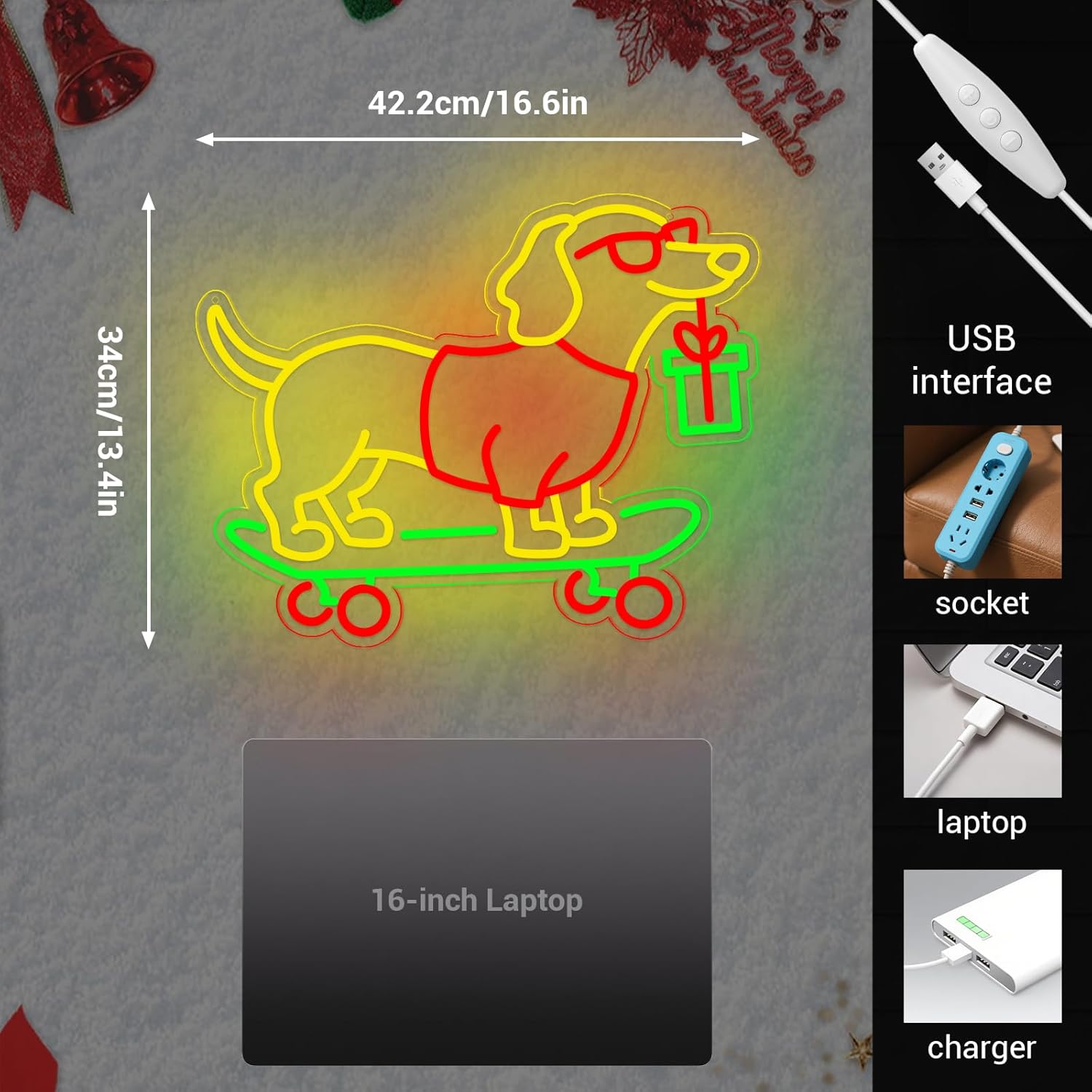 Enseigne au néon teckel à inte - Bedroom Lighting Decor Ideas avis et prix