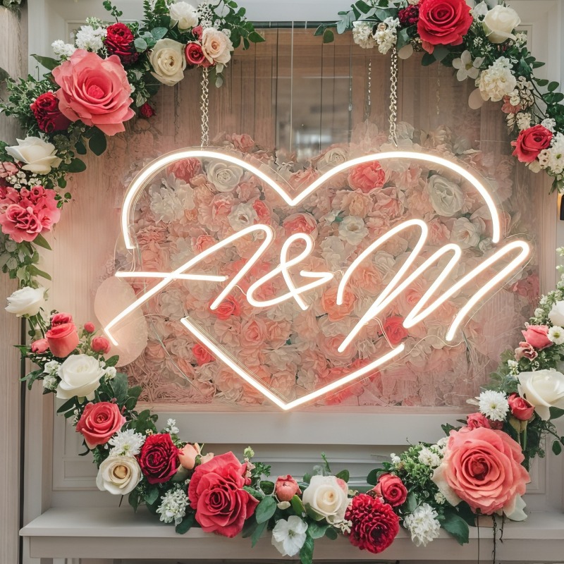 Enseigne au néon LED en forme  - Lighting Decoration Wedding avis et prix