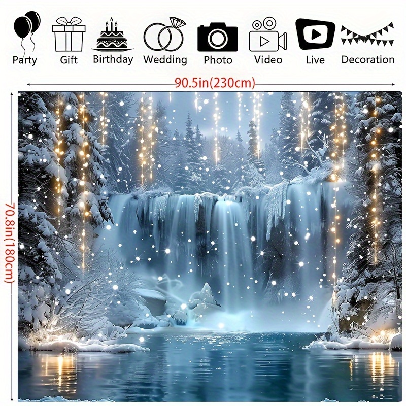 Tissu de fond fantaisie de Noë - Elements Lighting Decor avis et prix