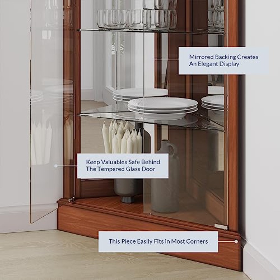 Vitrine d'angle éclairée pour  - Home Lighting & Decor St Catharines On avis et prix