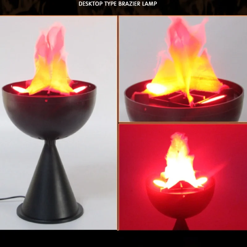 Lampe à flamme 3D simulée, déc - Lighting Decor For House avis et prix