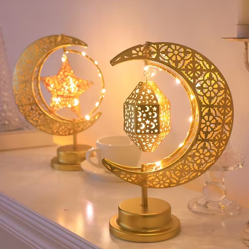 Ramadan LED veilleuse rotative - Led Moon Lamp avis et prix