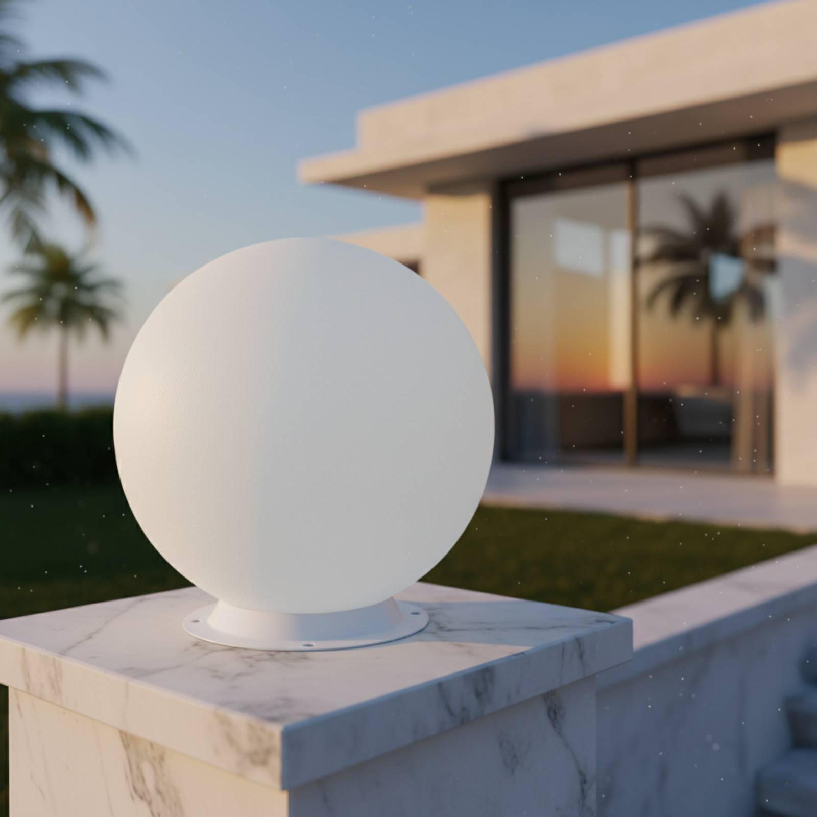 Lampe solaire pour poteau, lum - Lighting Decor Outdoor avis et prix