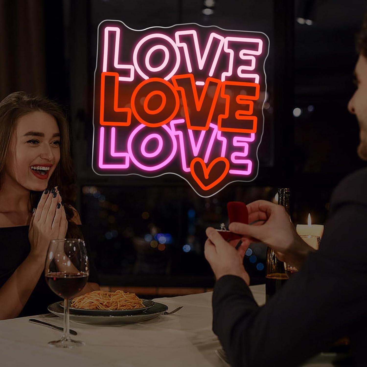 Enseigne néon « Love » à LED U - Lighting Decoration Wedding avis et prix