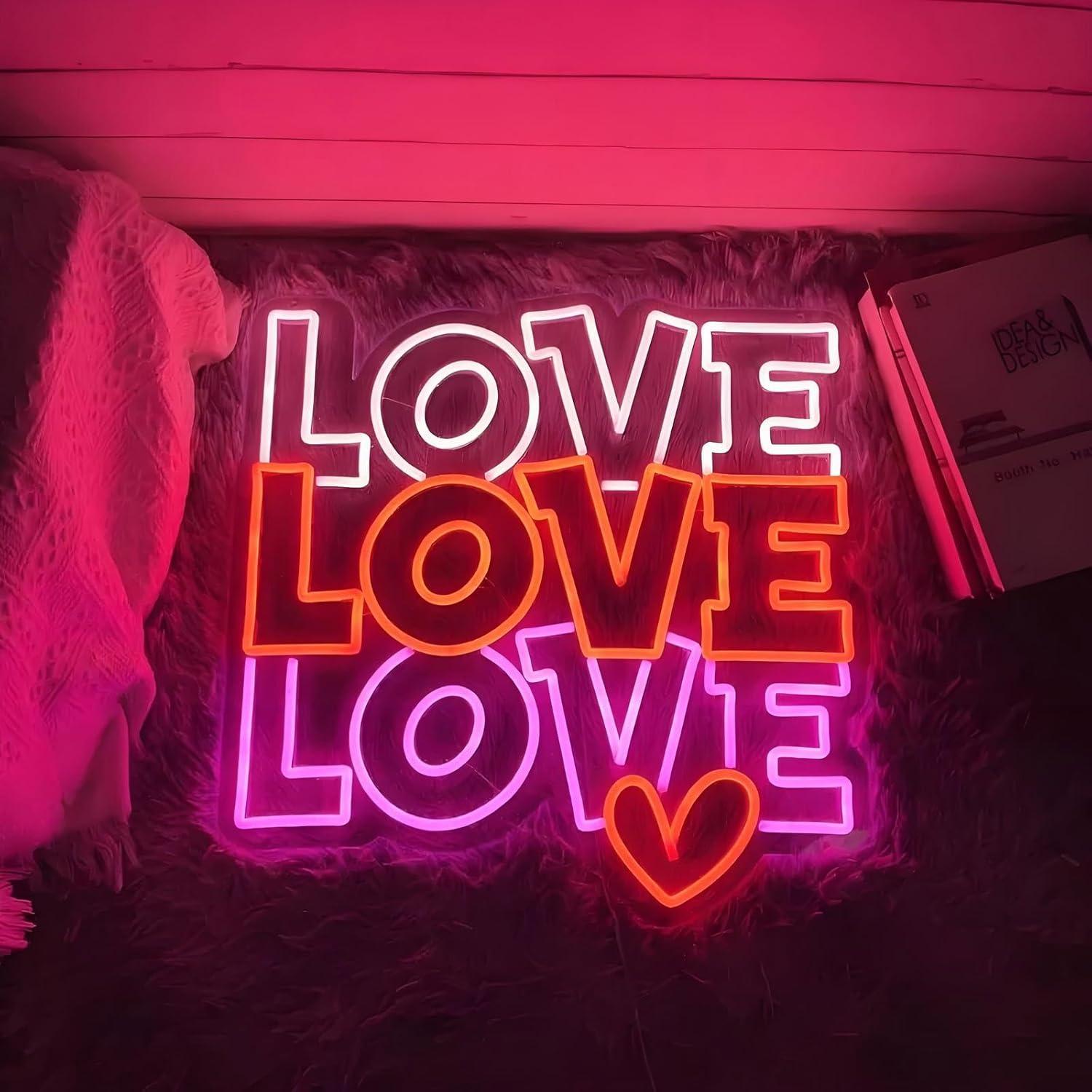 Enseigne néon « Love » à LED U - Lighting Decoration Wedding avis et prix