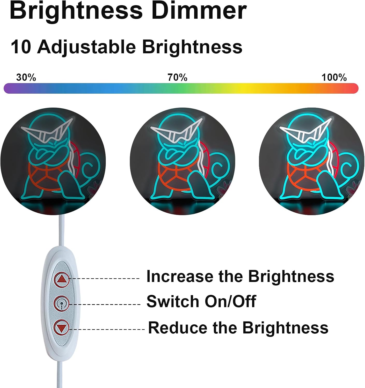 Enseigne néon LED Pokemon Squi - Lighting Decor For Diwali avis et prix