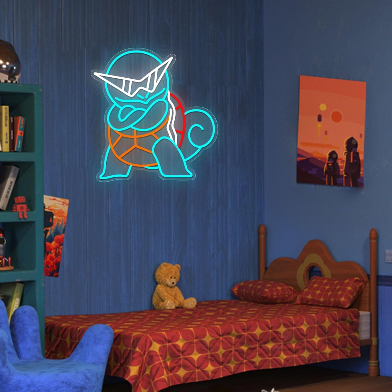 Enseigne néon LED Pokemon Squi - Lighting Decor For Diwali avis et prix