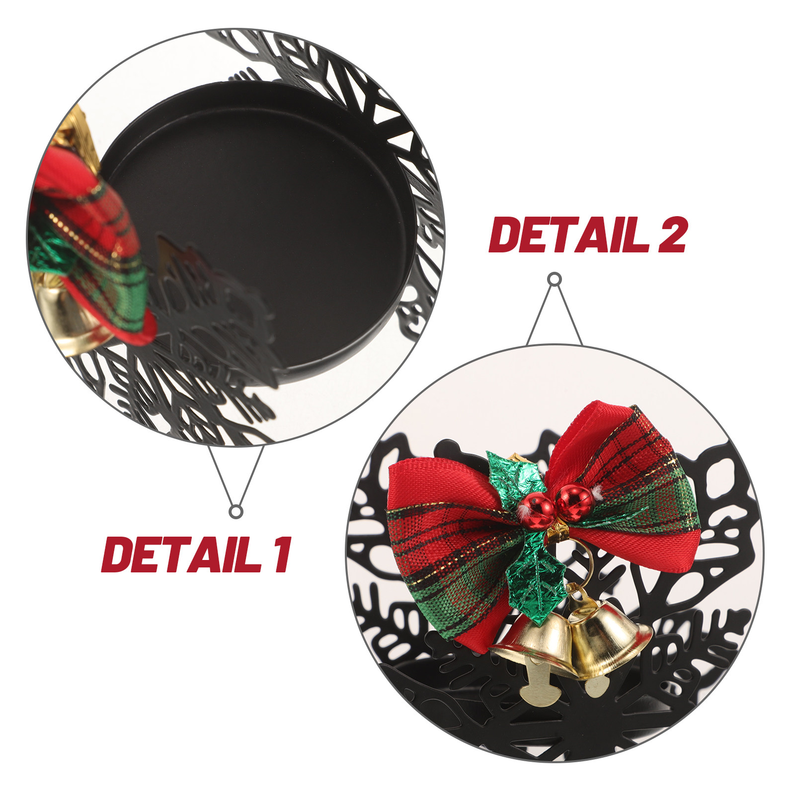 Porte-bougie de Noël en métal  - Kitchen Decor Lighting avis et prix