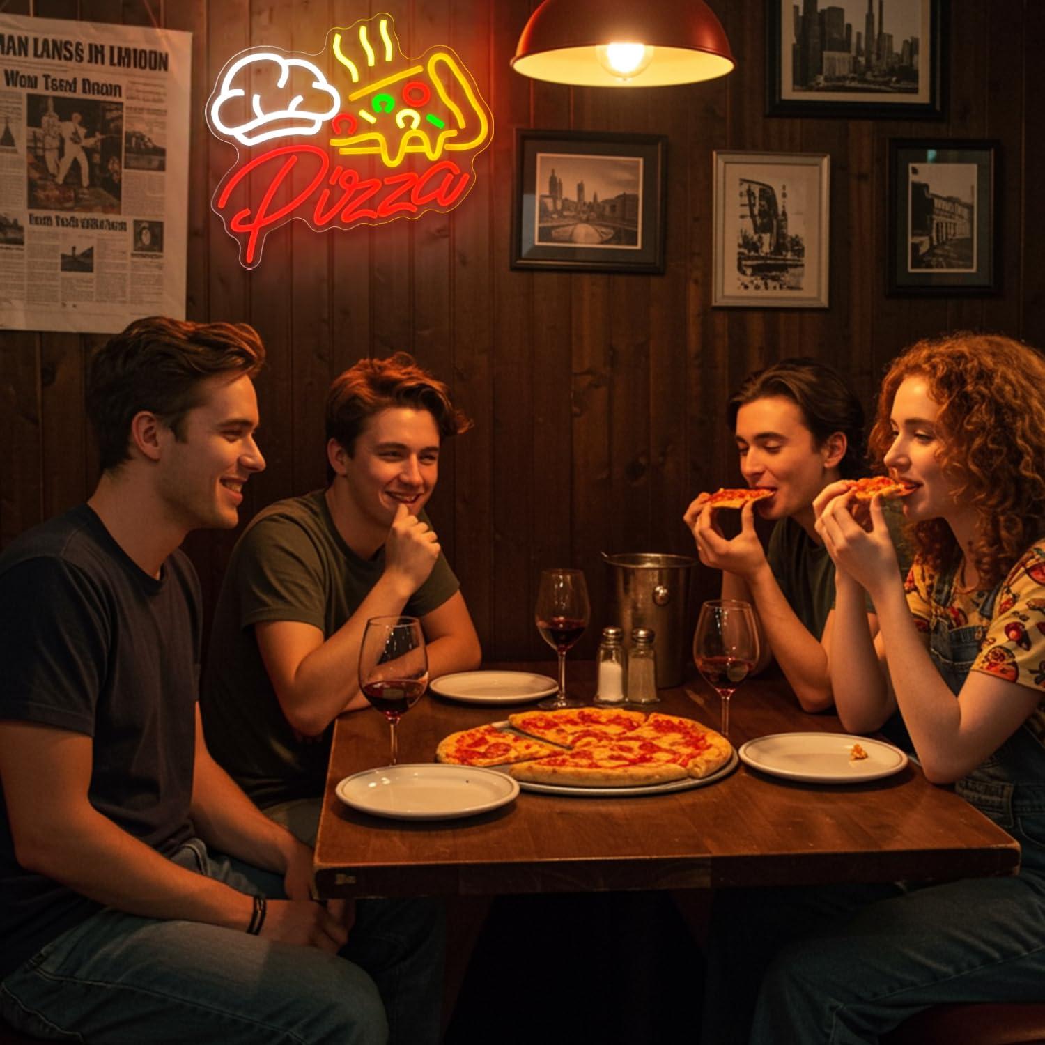 Enseigne néon Pizza, lumières  - Kitchen Decor Lighting avis et prix