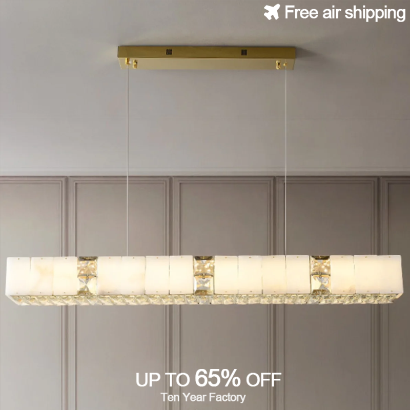 Lustre LED moderne noir doré a - Elements Lighting Decor avis et prix